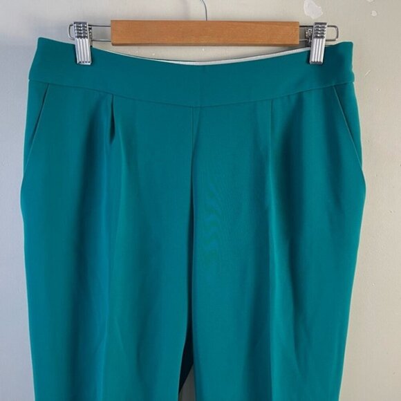 J.Crew Collection Women Green Casual ankle pleated front chino Pants NEW NWT 4 - Picture 3 of 13